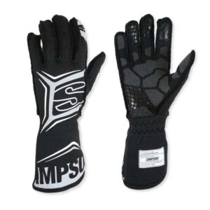 SIMPSON SAFETY Glove Magnata Large Black SFI 3.5/5 MGLK