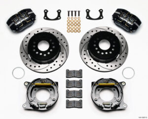WILWOOD Rear Brake Kit Big Ford New 2.50in Blk Drilled 140-13207-D
