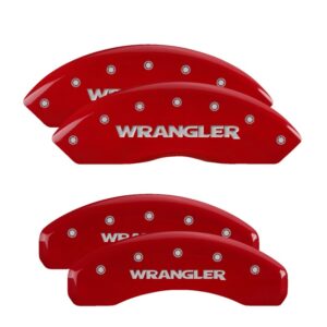 MGP CALIPER COVER 07-   Wrangler Caliper Covers Red 42007SWRGRD