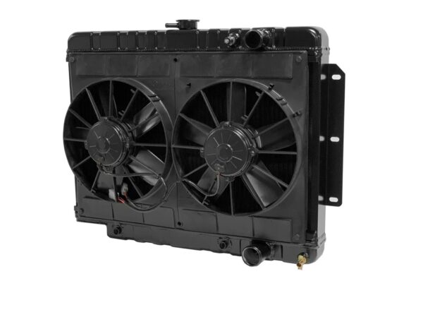 DEWITTS RADIATOR Radiator w/Fans Impala 59-64 Auto Trans Black 32-4239014A