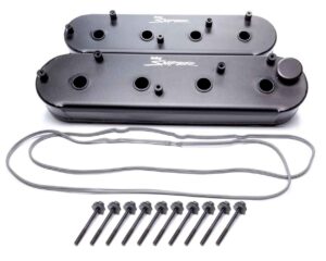 HOLLEY Sniper Fabricated Valve Covers  SGM LS Tall 890014B