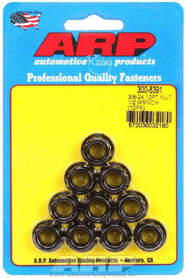 ARP 3/8-24 12pt. Nuts (10) 300-8391