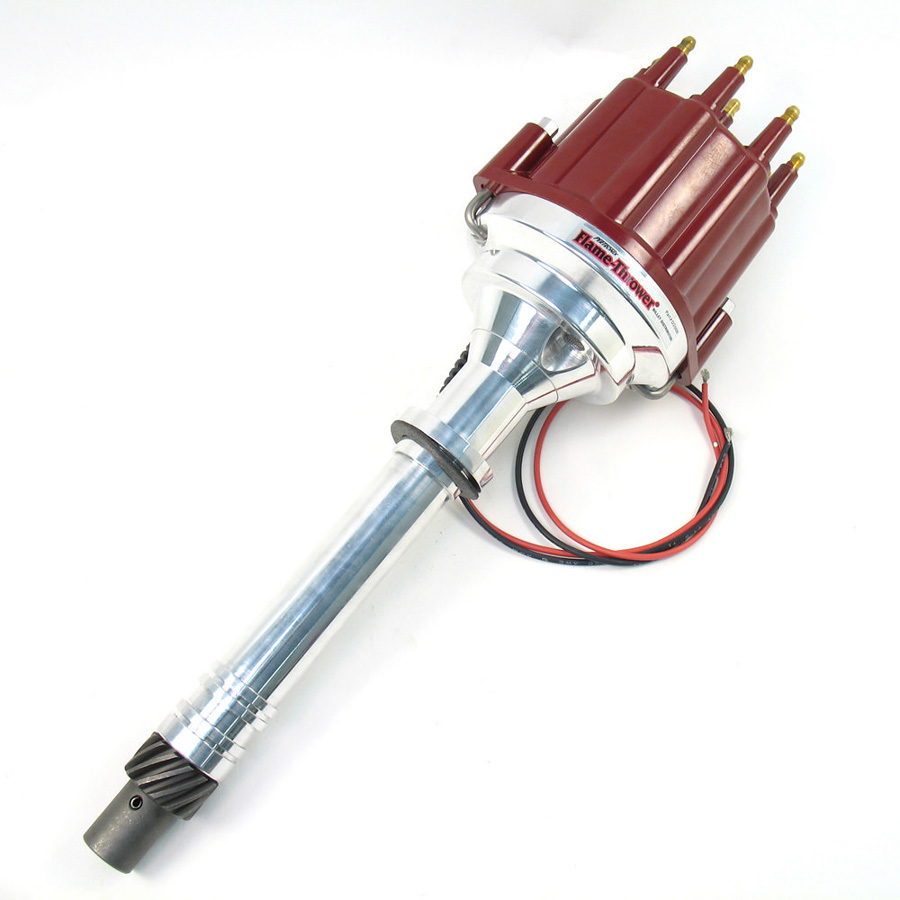 PERTRONIX IGNITION Chevy V8 Billet Marine Dist w/Red Male Cap D200811