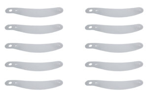 ULTRA SHIELD Tearoffs 12.25in Strght Zamp Helmets 01256