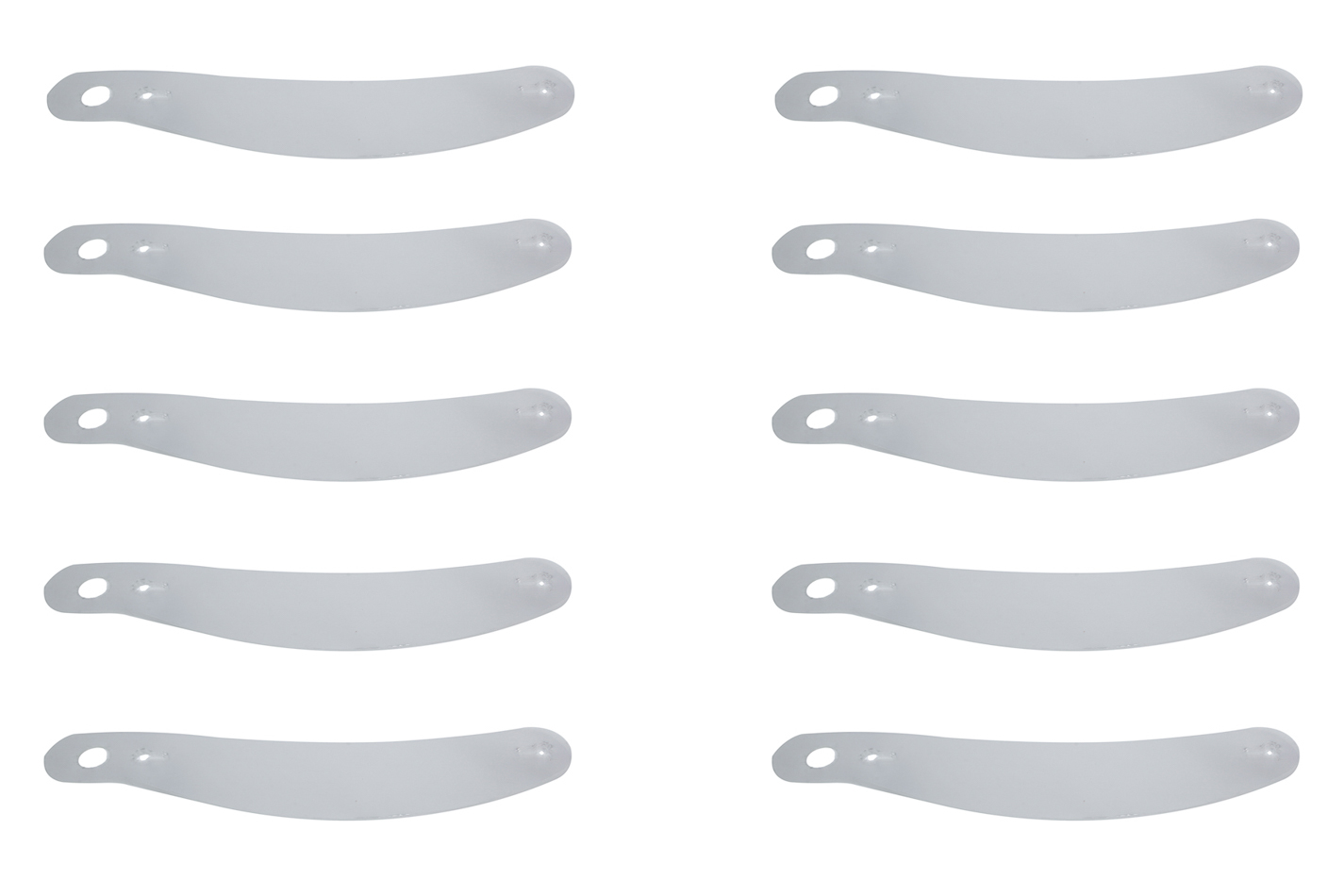 ULTRA SHIELD Tearoffs 12.25in Strght Zamp Helmets 01256