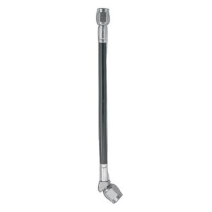 FRAGOLA 3an Black Covered PTFE Hose 16in OAL Str/45 Deg 342016