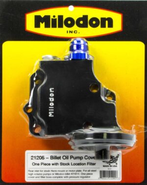 MILODON Billet Oil Pump Cover & Filter Boss – Hemi 21205