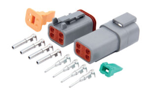 QUICKCAR RACING PRODUCTS Deutsch Connector – 4-Pin 71-342