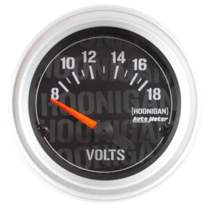 AUTOMETER 2-1/16in  Voltmeter Gauge Hoonigan Series 4391-09000