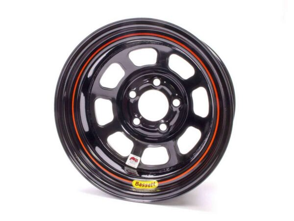 BASSETT 15×8 ICMA Wheel D-Hole Black 5×4.75 58DC2I