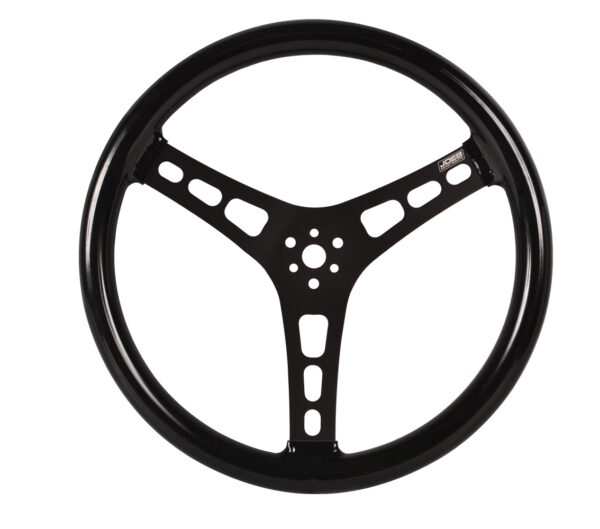 JOES RACING PRODUCTS Steering Wheel 13in Alum Dished Rubber Coated 13513-CB