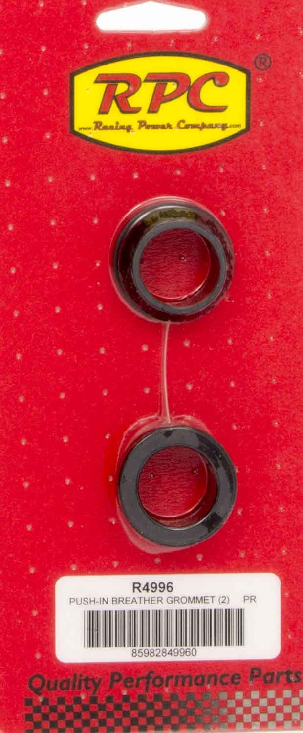 RACING POWER CO-PACKAGED 1-1/4 OD X 1 ID Alum V/C Breather Grommets 2pk R4996