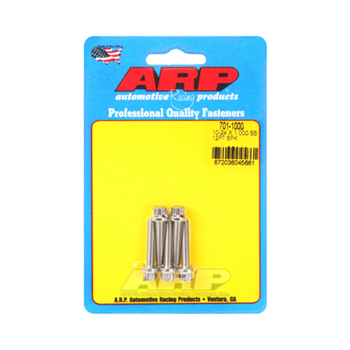 ARP Bolt Kit – SS 12pt 5pk 10-24 x 1.000 701-1000