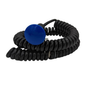 DRAG RACE SOLUTIONS Transbrake Mushroom Button w/Cord – Blue 3109-1BLU