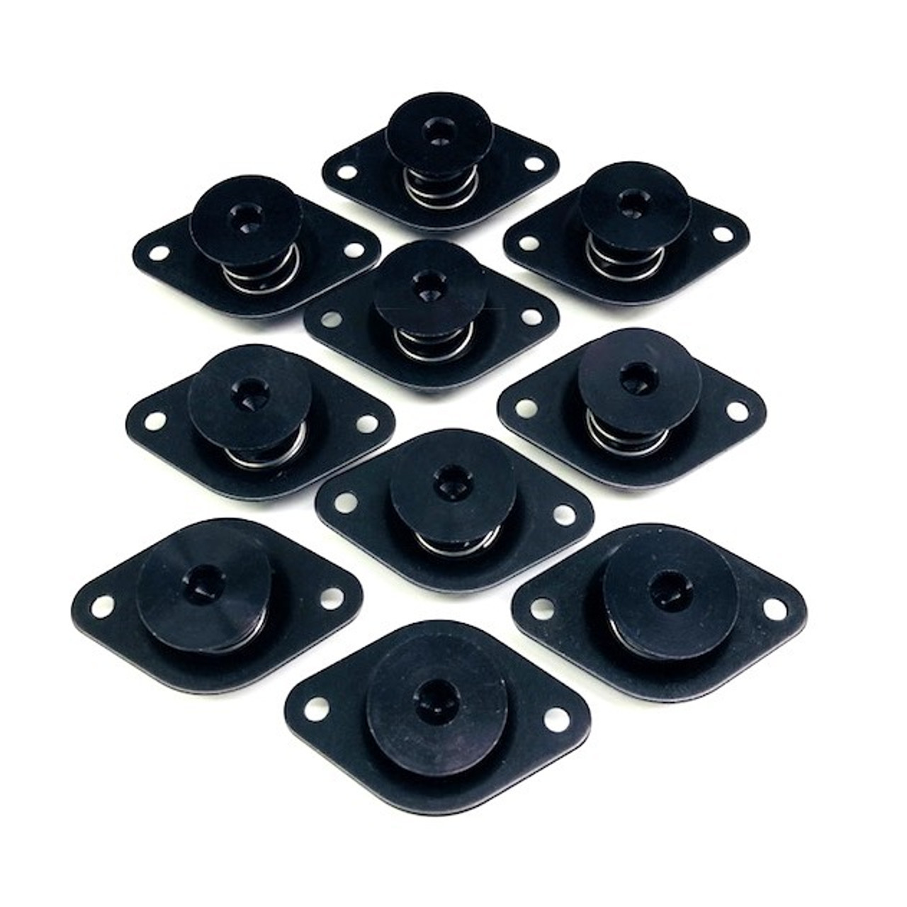 DRAG RACE SOLUTIONS Qtr Turn Self Eject Alm Fastener Large Hex Head 4010-550E-B