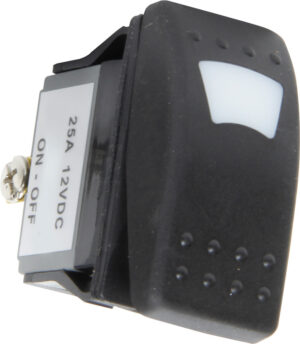 QUICKCAR RACING PRODUCTS Rocker Switch Lighted On /Off Green 52-609