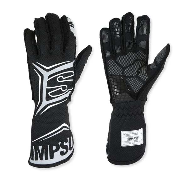 SIMPSON SAFETY Glove Magnata X-Large Black SFI 3.5/5 MGXK