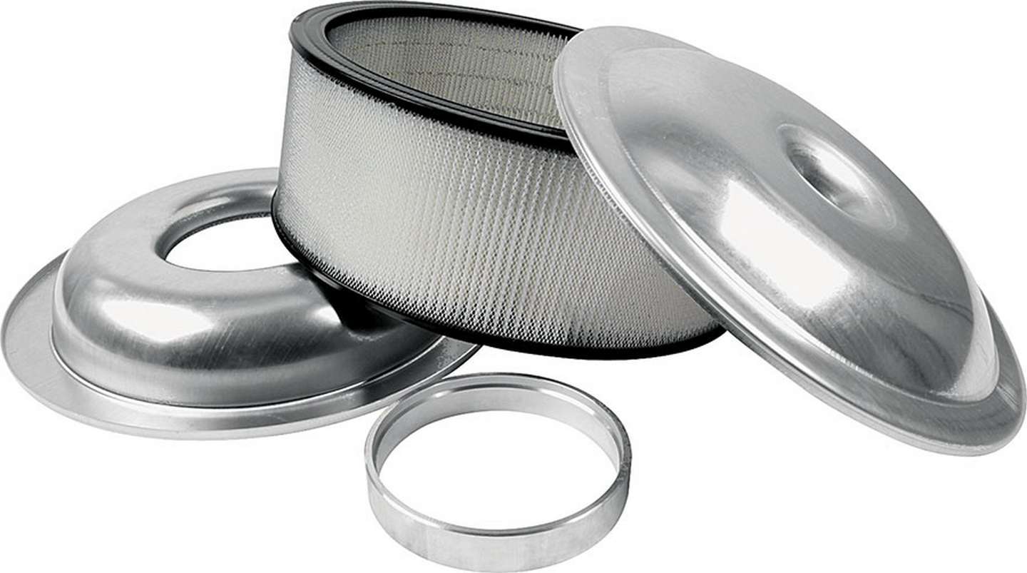 ALLSTAR PERFORMANCE LW 14in A/C Kit Plain 5in Paper Element ALL25916