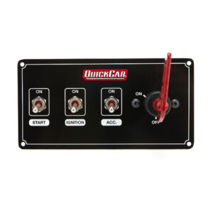 QUICKCAR RACING PRODUCTS Ignition Panel Weather Proof w/ MSD 1 Acc. 55-7330