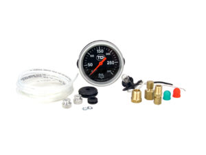 TCI Pressure Gauge 2-5/8 Transmission Black Face 801100