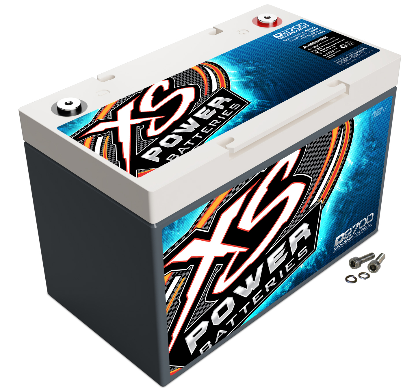 XS POWER BATTERY XS Power AGM Battery 12 Volt 1300A CA D2700