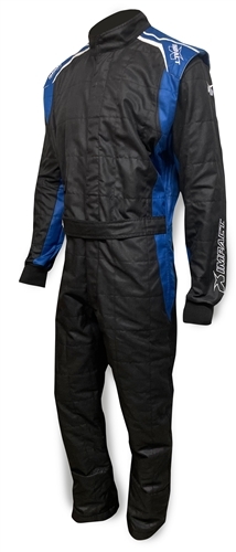 IMPACT RACING Suit Racer 2.0 1pc Small Black/Blue 24222306