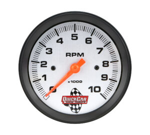 QUICKCAR RACING PRODUCTS 3-3/8in Tach w/Remote Recall 611-6002