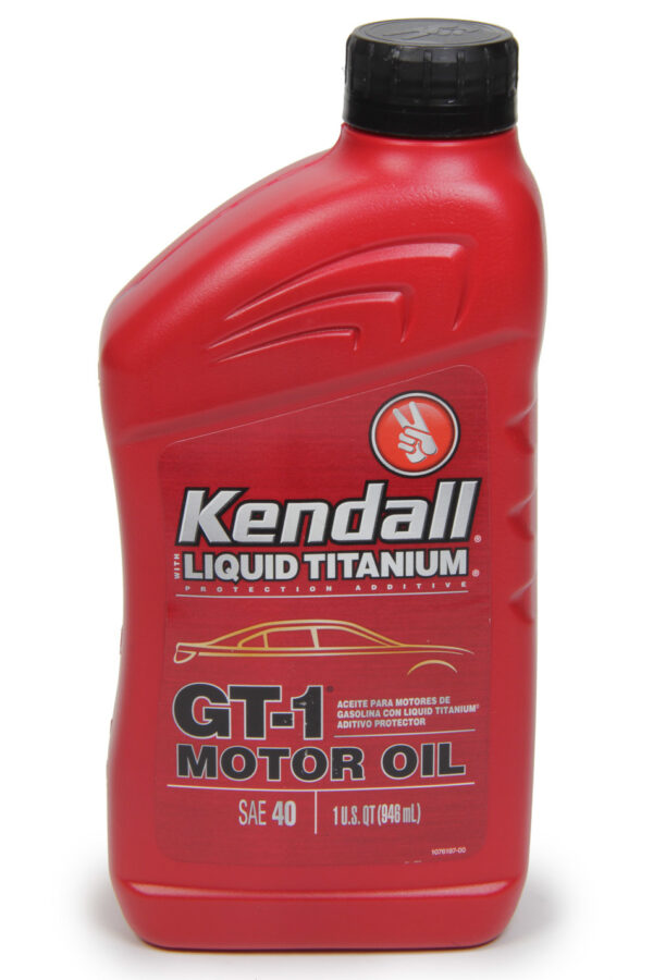 KENDALL OIL Kendall 40w Gt-1 Hi Perf Oil 1qt KEND40W