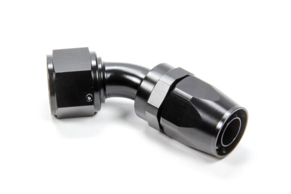 TRIPLE X RACE COMPONENTS #12 45 Degree Swivel Hose End HF-24512BLK