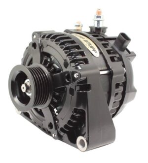 TUFF-STUFF LS225 Max Amp Alternator 6 Groove 1-Wire Black 8435B6G1W