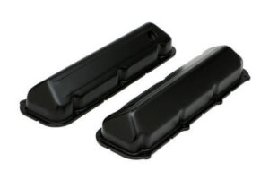 TRANS-DAPT 68-88 Ford 429-460 Valve Covers Black Baffled 8732