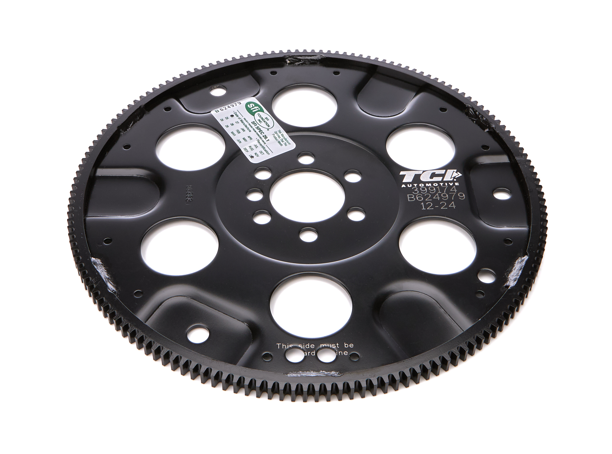 TCI SFI Flex Plate Chevy V8 153 Tooth 1pc Rear Main 399174