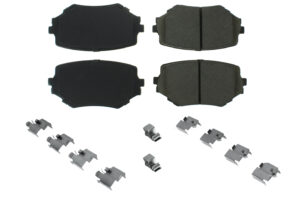 CENTRIC BRAKE PARTS Posi-Quiet Ceramic Brake Pads with Shims and Har 105.068