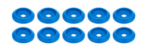 ALLSTAR PERFORMANCE Body Bolt Washer Plastic Blue 10pk ALL18848