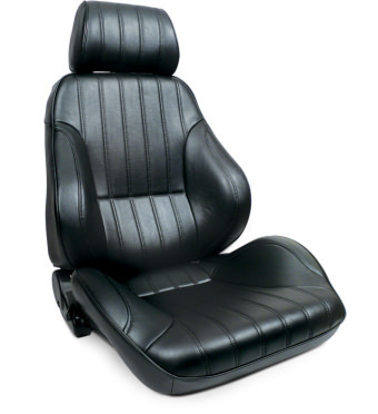 SCAT ENTERPRISES Rally Recliner Seat – RH – Black Vinyl 80-1000-51R