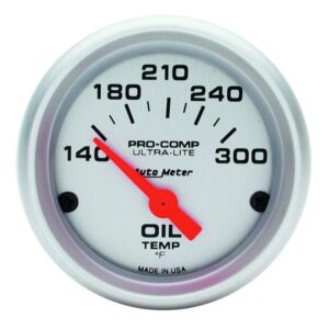 AUTOMETER Ultra-Lite 2-1/16 Oil Temp. 140-300 F. Elect. 4348