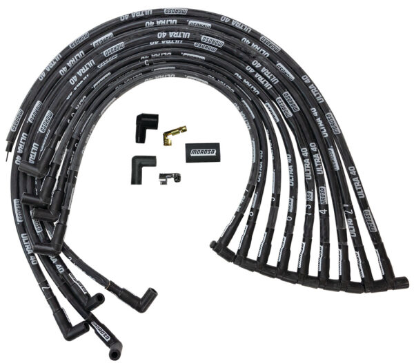 MOROSO Ultra 40 Plug Wire Set – Black 73818
