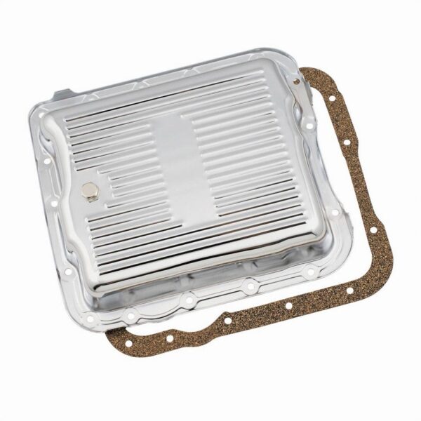 MR. GASKET 700R4 Chrome Trans. Pan Stock Depth 9732