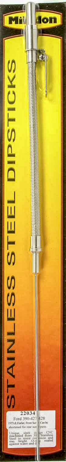 MILODON S/S Oil Dipstick – Ford FE 22034