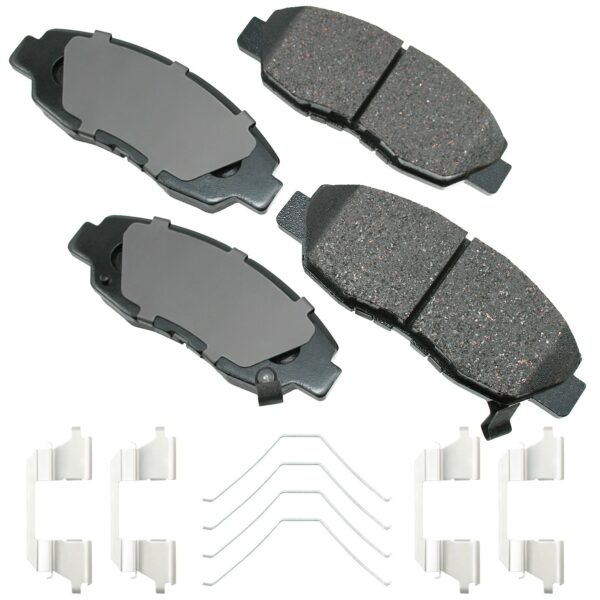 AKEBONO BRAKE CORPORATION ProACT Ultra-Premium Bra ke Pads – Front ACT465B