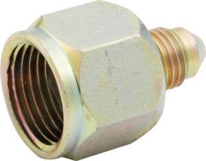 ALLSTAR PERFORMANCE Steel Reducer Fitting Female 8AN to Male 4AN ALL99042