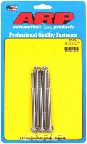 ARP S/S Bolt Kit – 12pt. (5) 1/4-20 x 3.750 611-3750