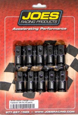 JOES RACING PRODUCTS LW Aluminum Quick Change Cover Nut Kit – 10 Pack 34358