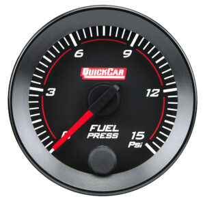 QUICKCAR RACING PRODUCTS RedLine  Gauge 2-1/16in Fuel Pressure 0-15ps 65-000