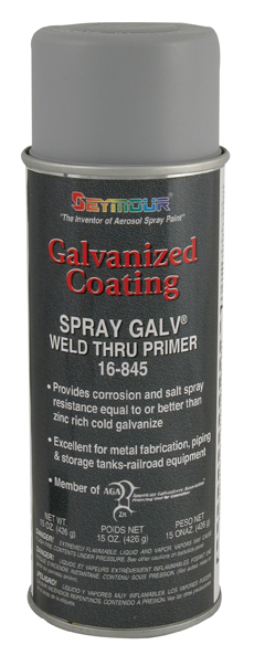 SEYMOUR PAINT Primers Spra-Galv Galvan ized Coating 16-845