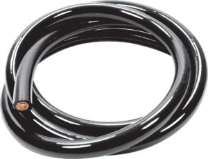 QUICKCAR RACING PRODUCTS Power Cable 2 Gauge Blk 5Ft 57-323