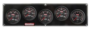 QUICKCAR RACING PRODUCTS Redline 4-1 Gauge Panel OP/WT/FP/WP w/2-5/8 Tach 69-4256