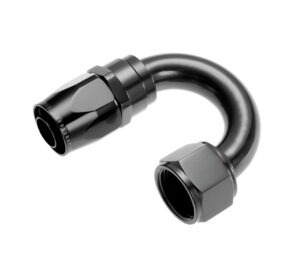 REDHORSE PERFORMANCE 4AN Swivel Hose Ends Black 180 1180-04-2