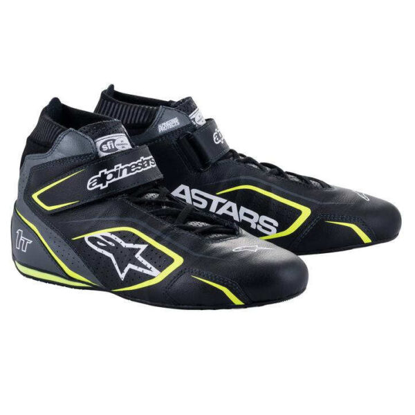 ALPINESTARS USA Shoe Tech-1T V3 Black / Flu Yellow Size 8 2710122-1055-8