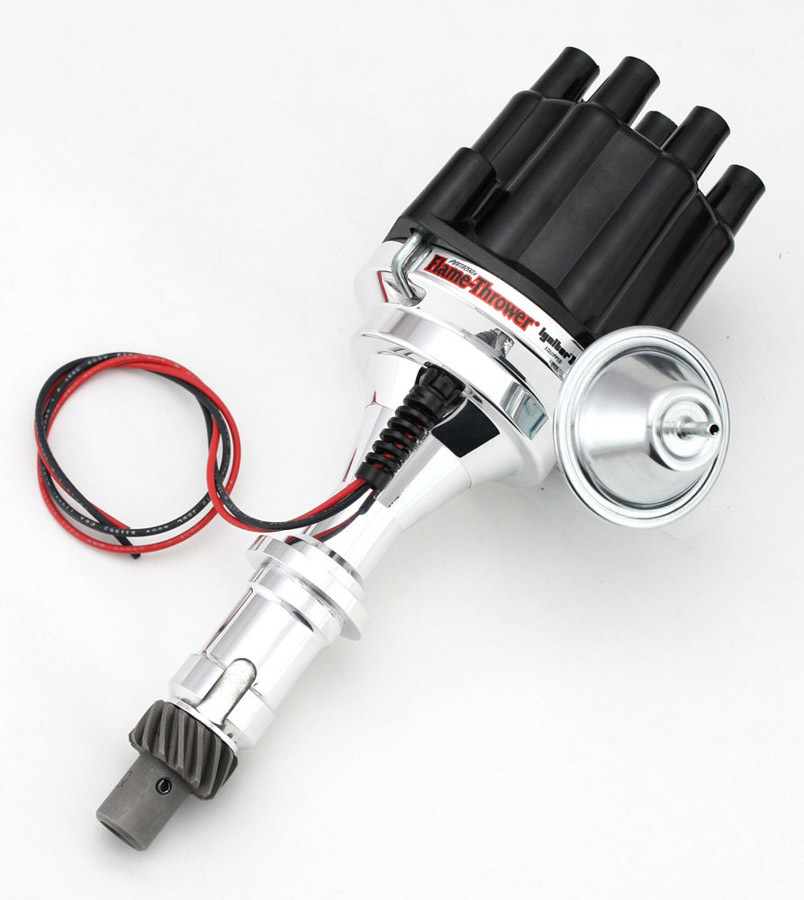 PERTRONIX IGNITION Pontiac V8 Billet Distributor w/Black Cap D120700